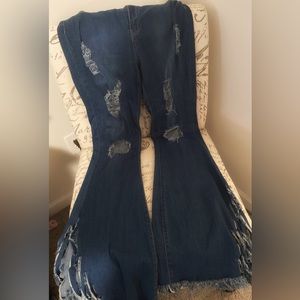 Ripper bell bottom Jeans